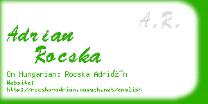 adrian rocska business card